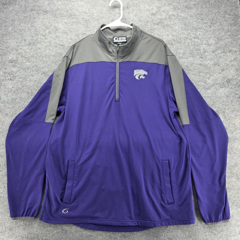 Kansas State Wildcats Jacket Mens XL Purple NCAA Football GTM Sportswear